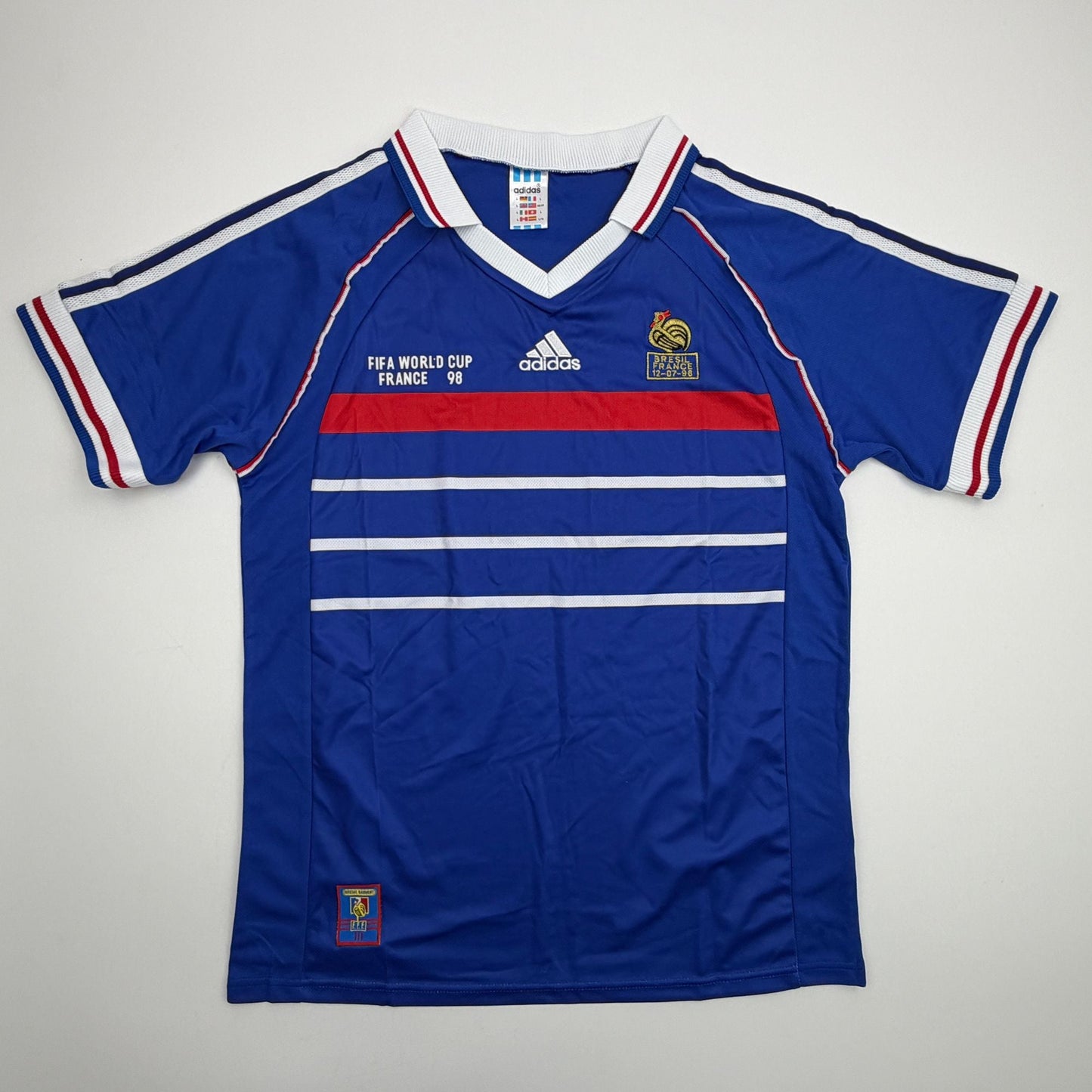 Autographed/Signed David Trezeguet France Blue Soccer Futbol Jersey Beckett BAS COA