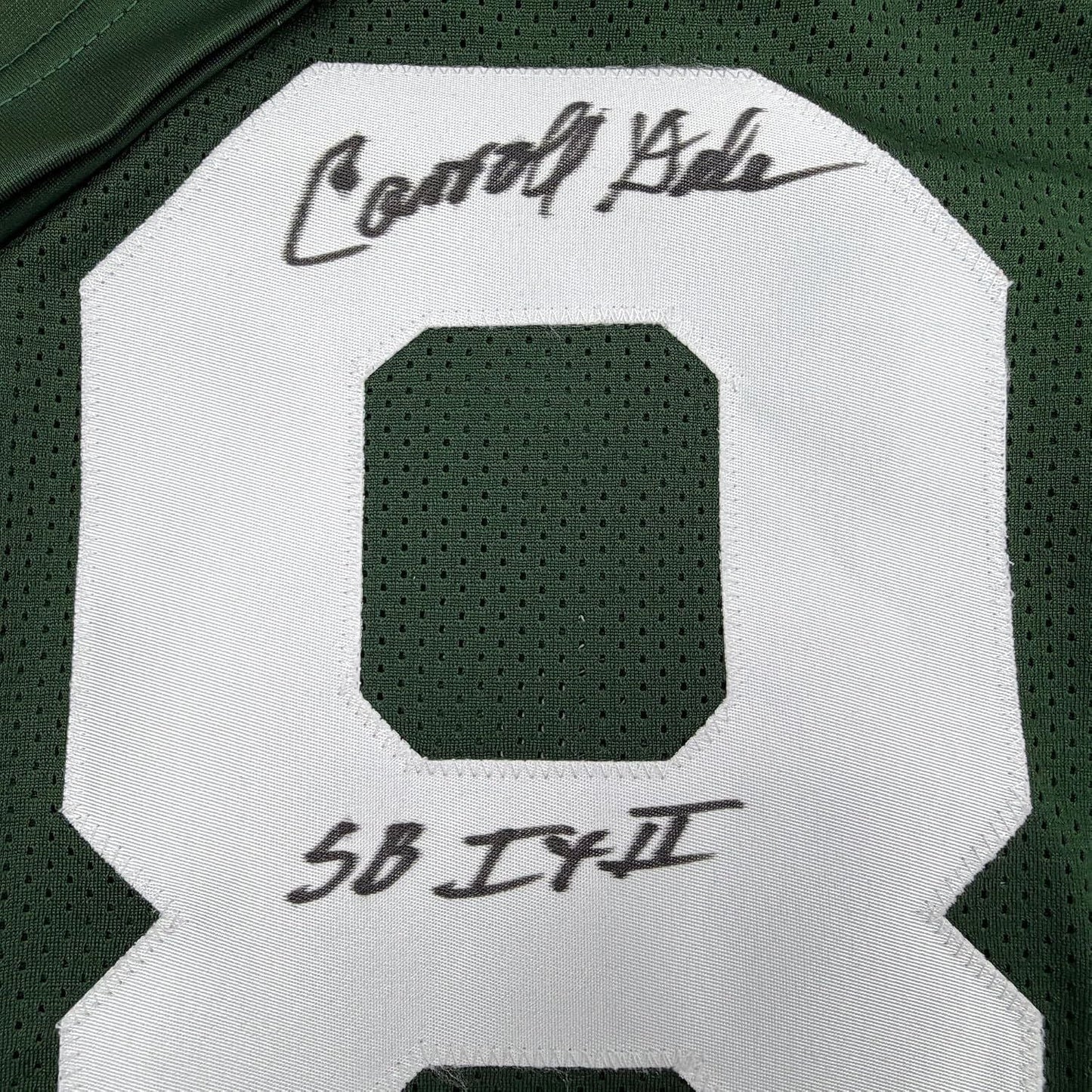 Framed Autographed/Signed Carroll Dale 35x39 Green Bay Green Football Jersey JSA COA