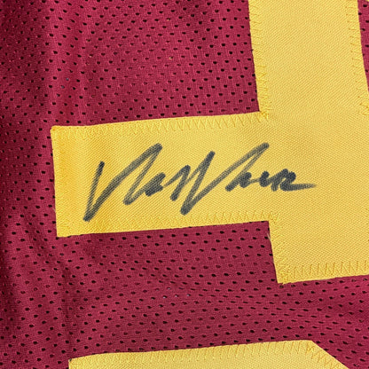 Autographed/Signed Uchenna Nwosu USC Southern Cal Red College Football Jersey Beckett BAS COA