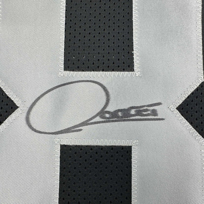 Autographed/Signed Raghib Ismail Rocket Oakland Black Football Jersey Beckett BAS COA