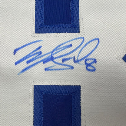 Autographed/Signed Mike Matheson Montreal Red Hockey Jersey Beckett BAS COA