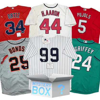 Random Autographed/Signed Baseball Jersey Mystery Box with PSA JSA or Beckett COA