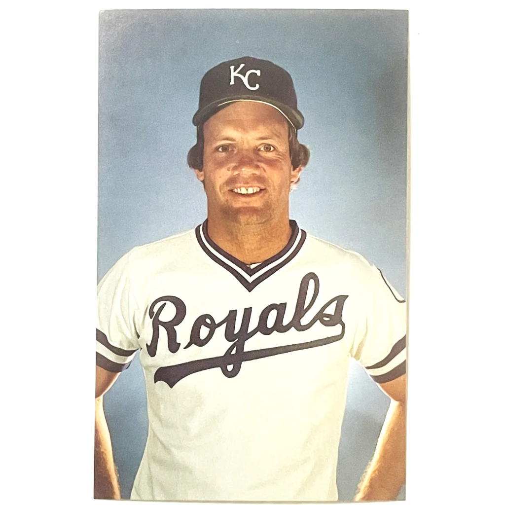1980s ⚾ MLB World Series Champ Hall of Famer George Brett KC Royals Postcard! Collectibles Vintage and Antique Gifts