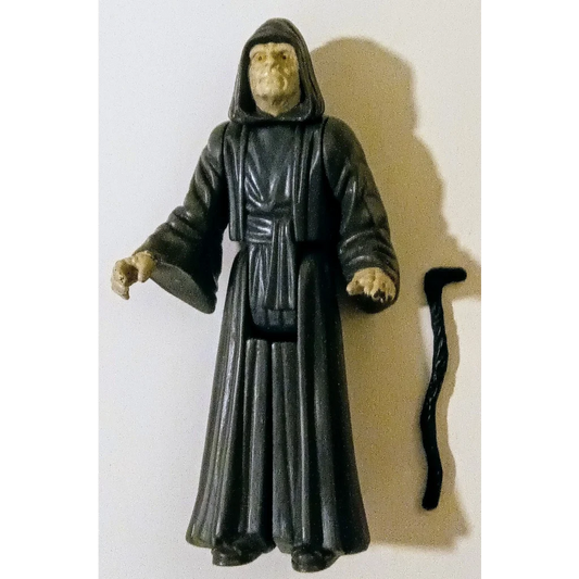 1983 Kenner Star Wars action figure Emperor Palpatine in black robe