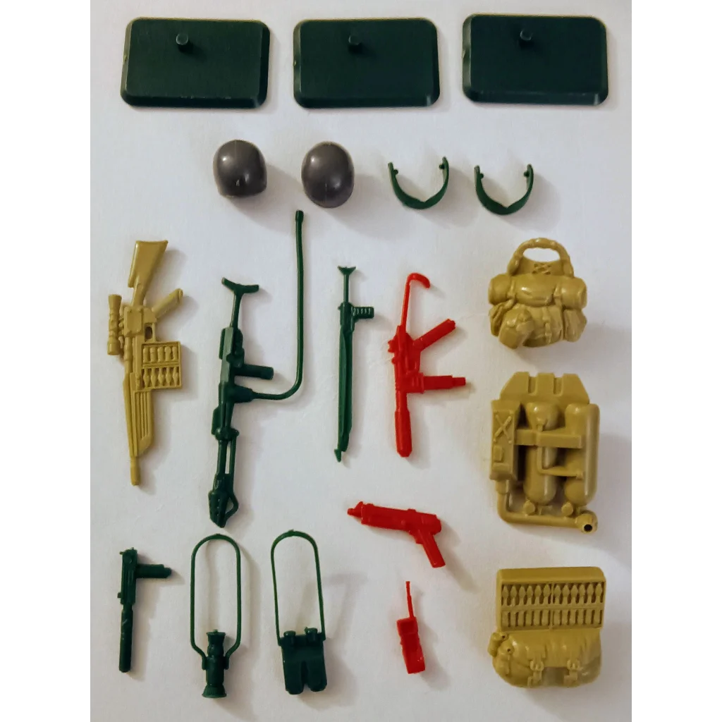 Vintage 1985 GI Joe Battle Gear Accessory Pack #3 with colorful toy weapons