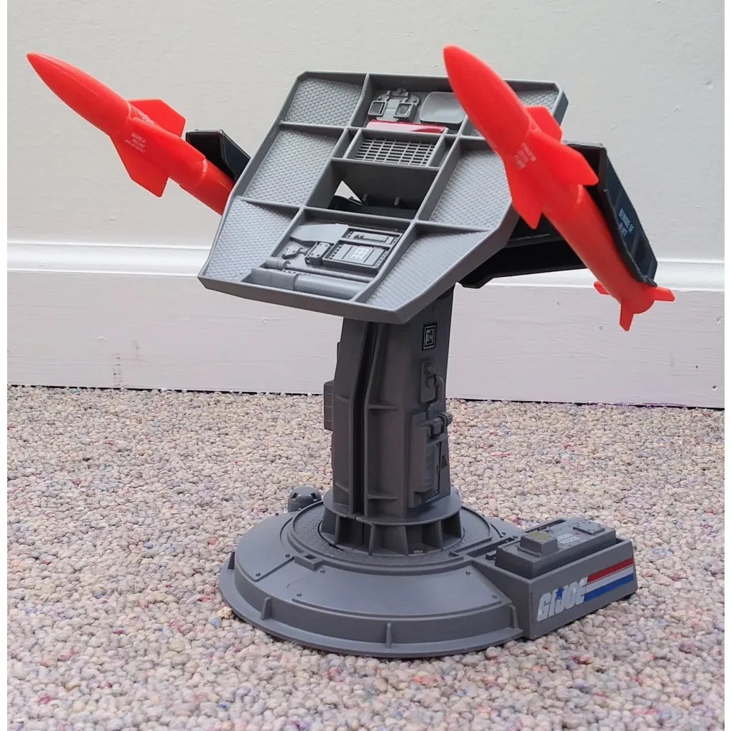 GI Joe Battle Station Air Defense Unit toy rocket launcher