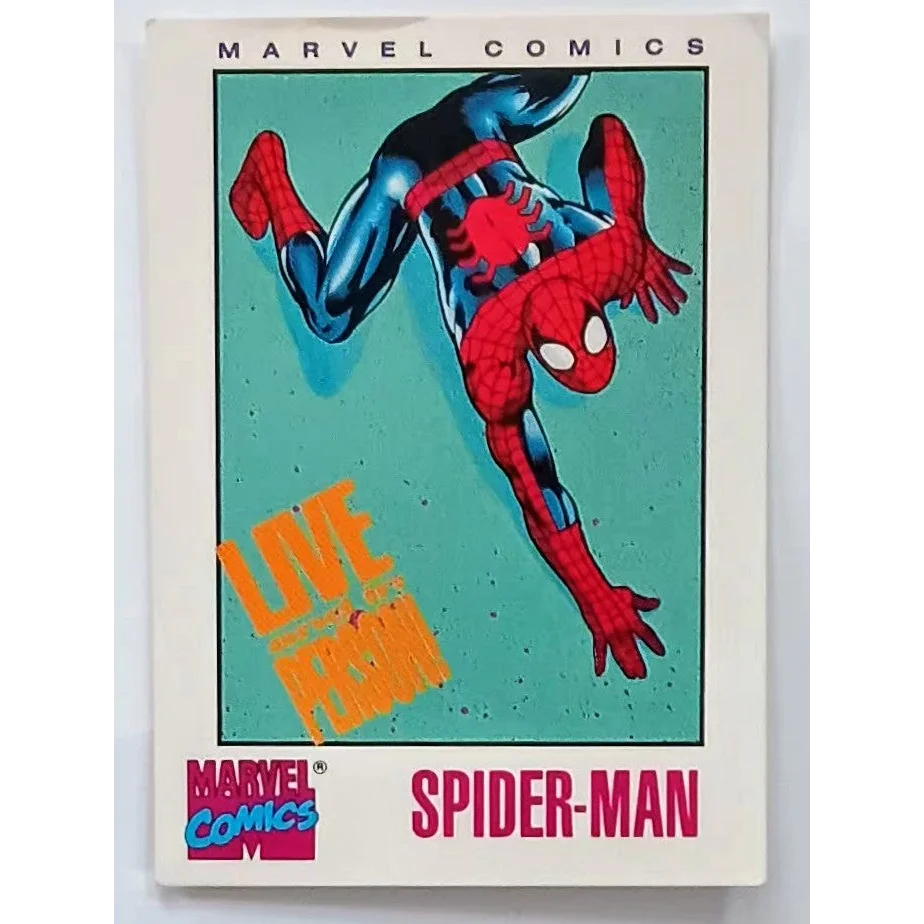 1992 Marvel Comics Spider-Man promo card in holder