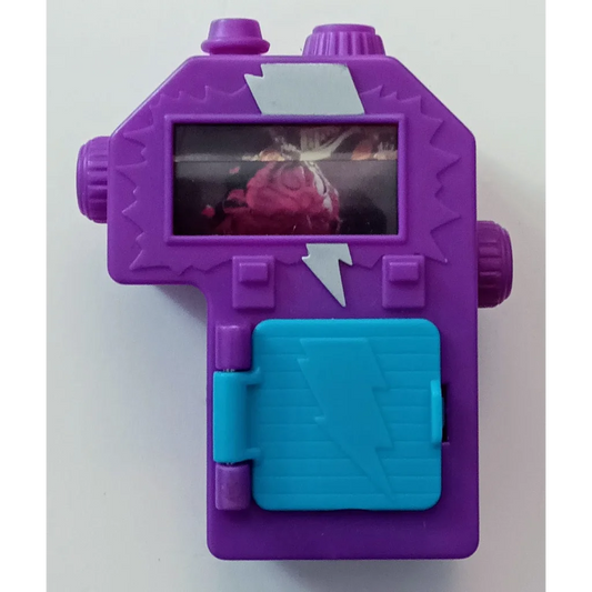 Purple teal 1995 McDonalds Happy Meal toy Power Rangers alien detector camera
