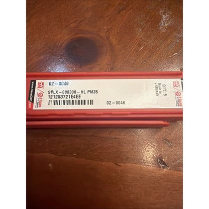 Haas SPLX 080308 HL PM35 Inserts 02-0046 (Qty 5) Carbide