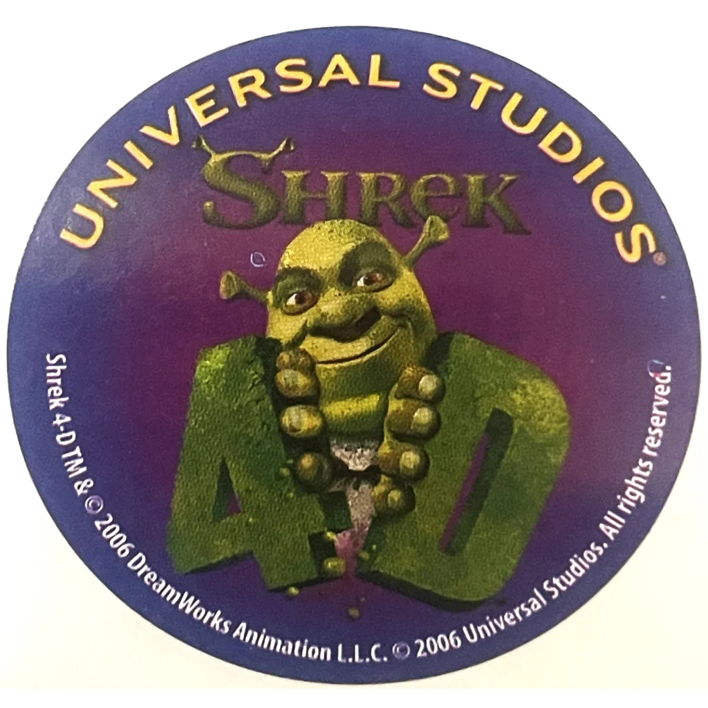 2006 Universal Studios Stickers Spiderman Shrek Jimmy Neutron Cat in the Hat! Vintage Advertisements and Antique Gifts