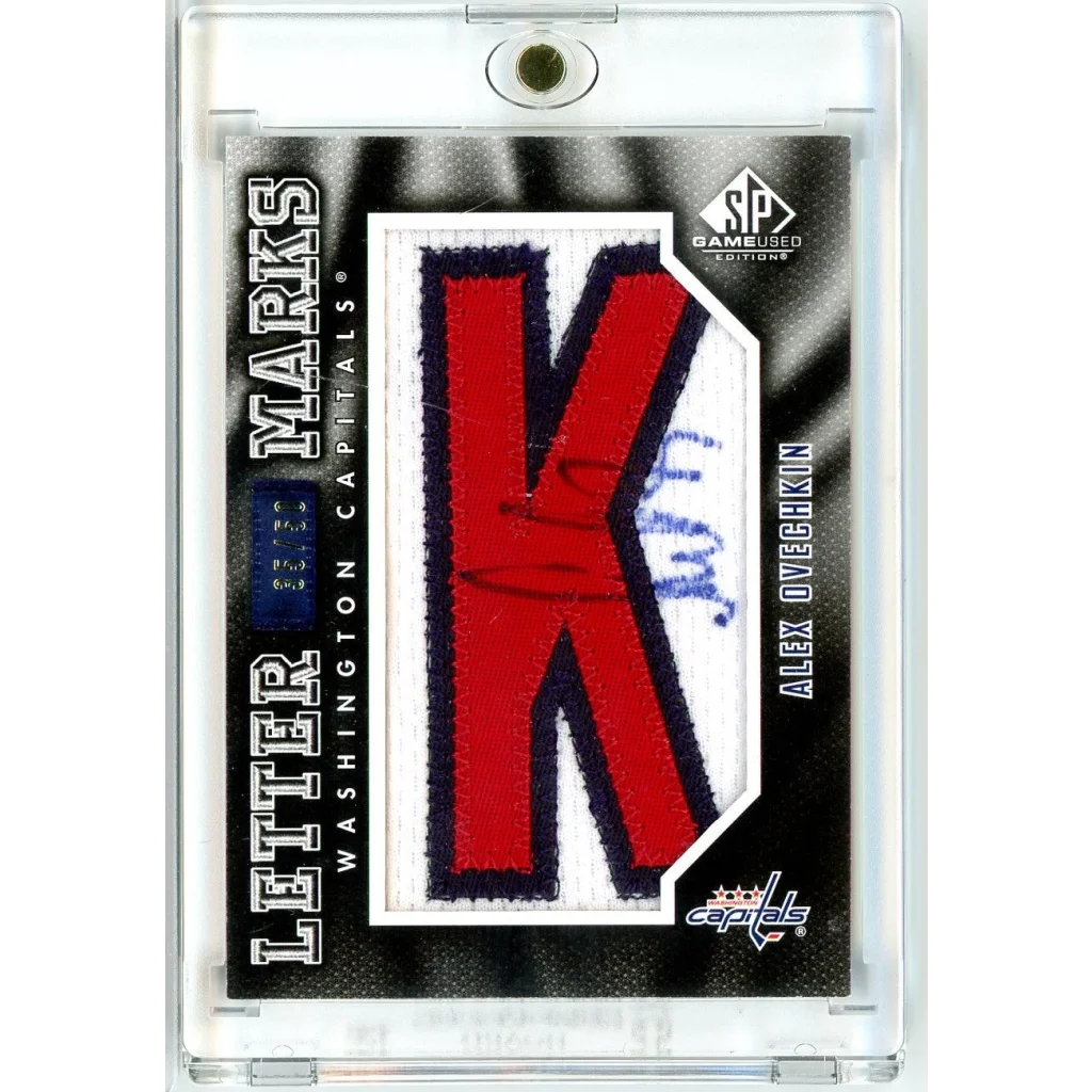 2010 SP Game Used Alexander Alex Ovechkin #LM-AO /50 Relic Autograph Auto Hockey Card | Hall of Fame Sports Memorabilia | vintageantiquesgifts.com