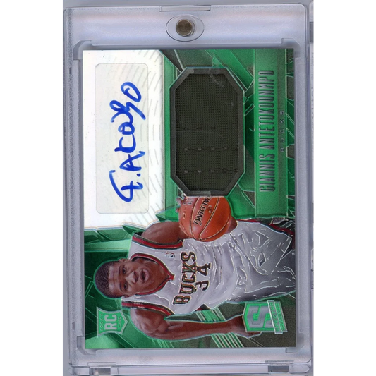 2013 Panini Spectra Giannis Antetokounmpo Rookie Patch Auto Card