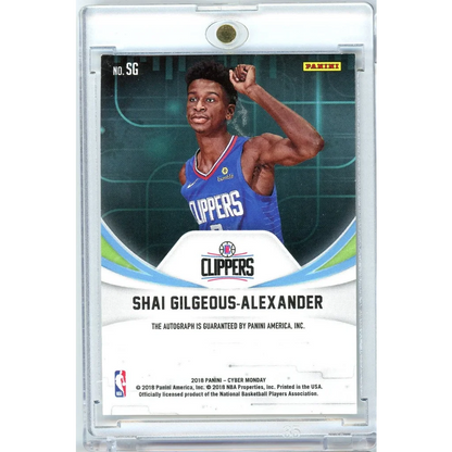 2018 Panini Private Signings Shai Gilgeous-Alexander SG Auto Rookie RC Basketball Card | Autograph Rookie RC Basketball Card | vintageantiquesgifts.com