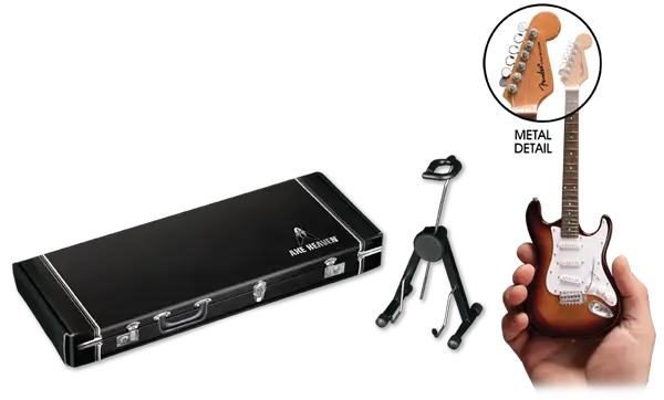 Black Axe Heaven Steve Vai guitar case with silver latches