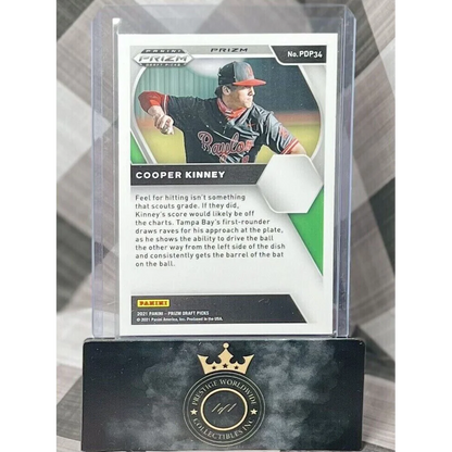 2021 Panini Prizm Draft Picks Cooper Kinney Green Holo card at Prestige Worldwide