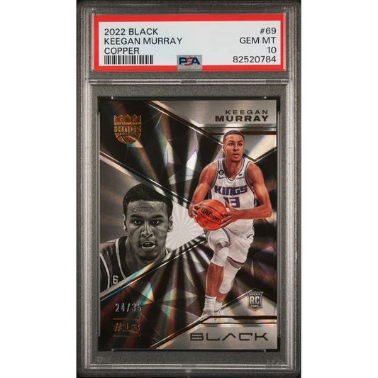 2022 Panini Black Keegan Murray #69 /35 Copper RC PSA 10 Gem Mint Card