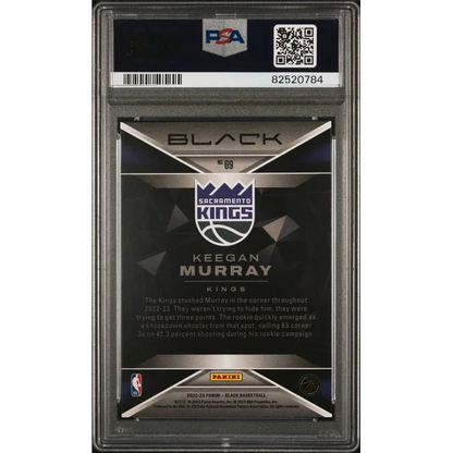 2022 Panini Black Keegan Murray #69 /35 Copper Rookie RC Basketball Card PSA 10 Gem Mint