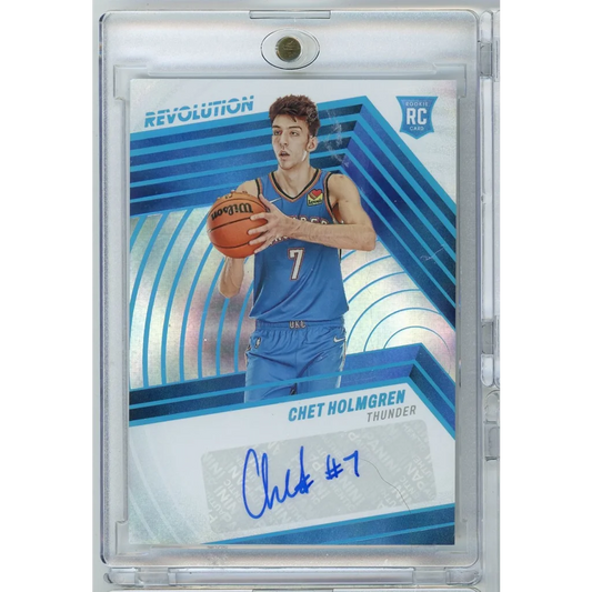 2022 Panini Revolution Chet Holmgren infinite auto rookie RC card /25