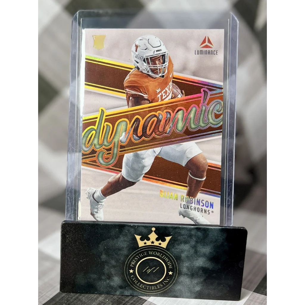 Dynamic 2023 Panini NFL Draft football card in Prestige Worldwide acrylic holder