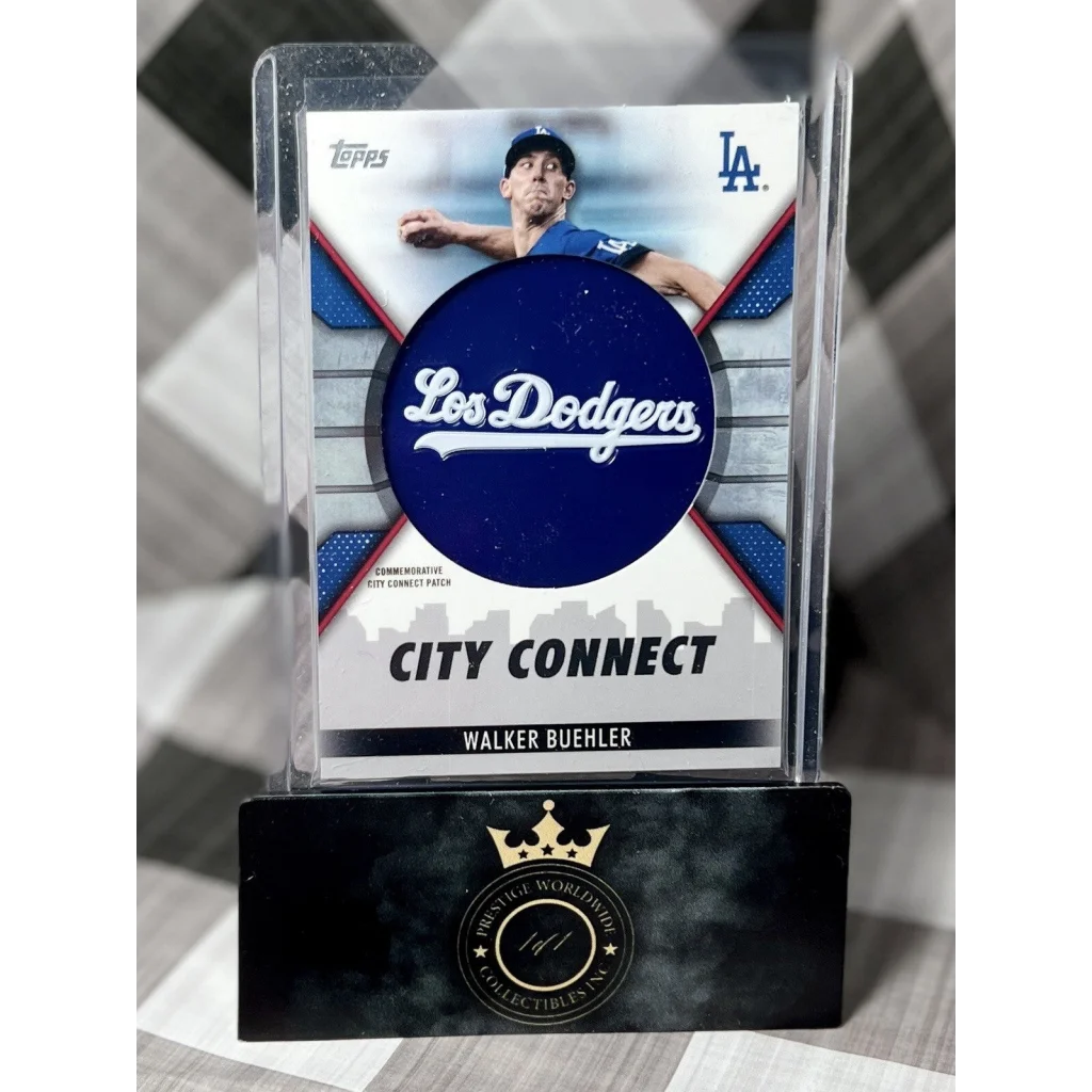 2023 Topps Dodgers City Connect Patch Card in Acrylic Case from Prestige Worldwide