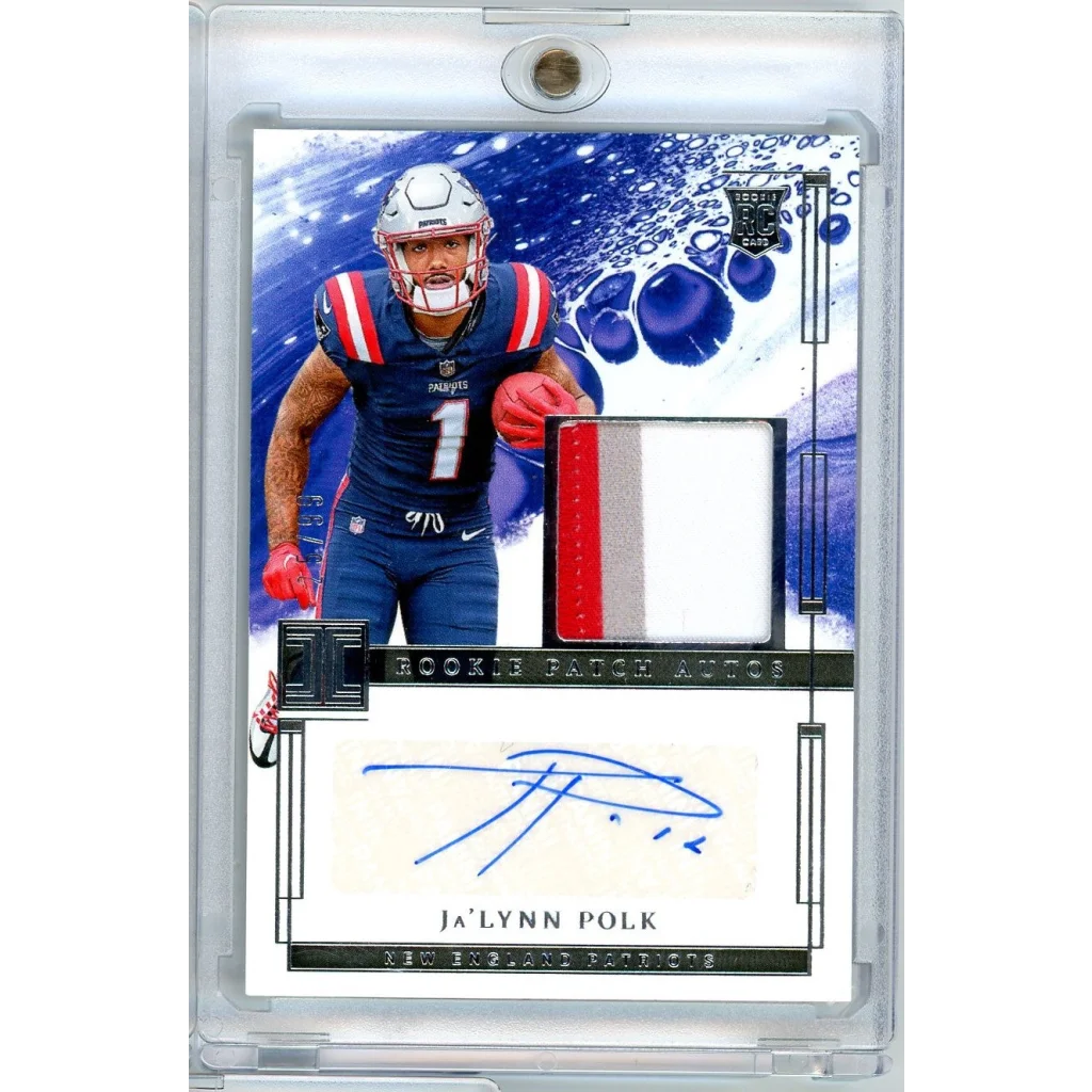 2024 Panini Impeccable Ja'Lynn Polk #RPA-JPK /99 RPA Autographed Rookie RC Football Card