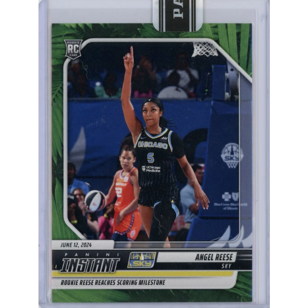 Angel Reese Panini Instant WNBA trading card with third party authentication