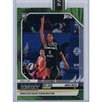 Angel Reese Panini Instant WNBA trading card with third party authentication
