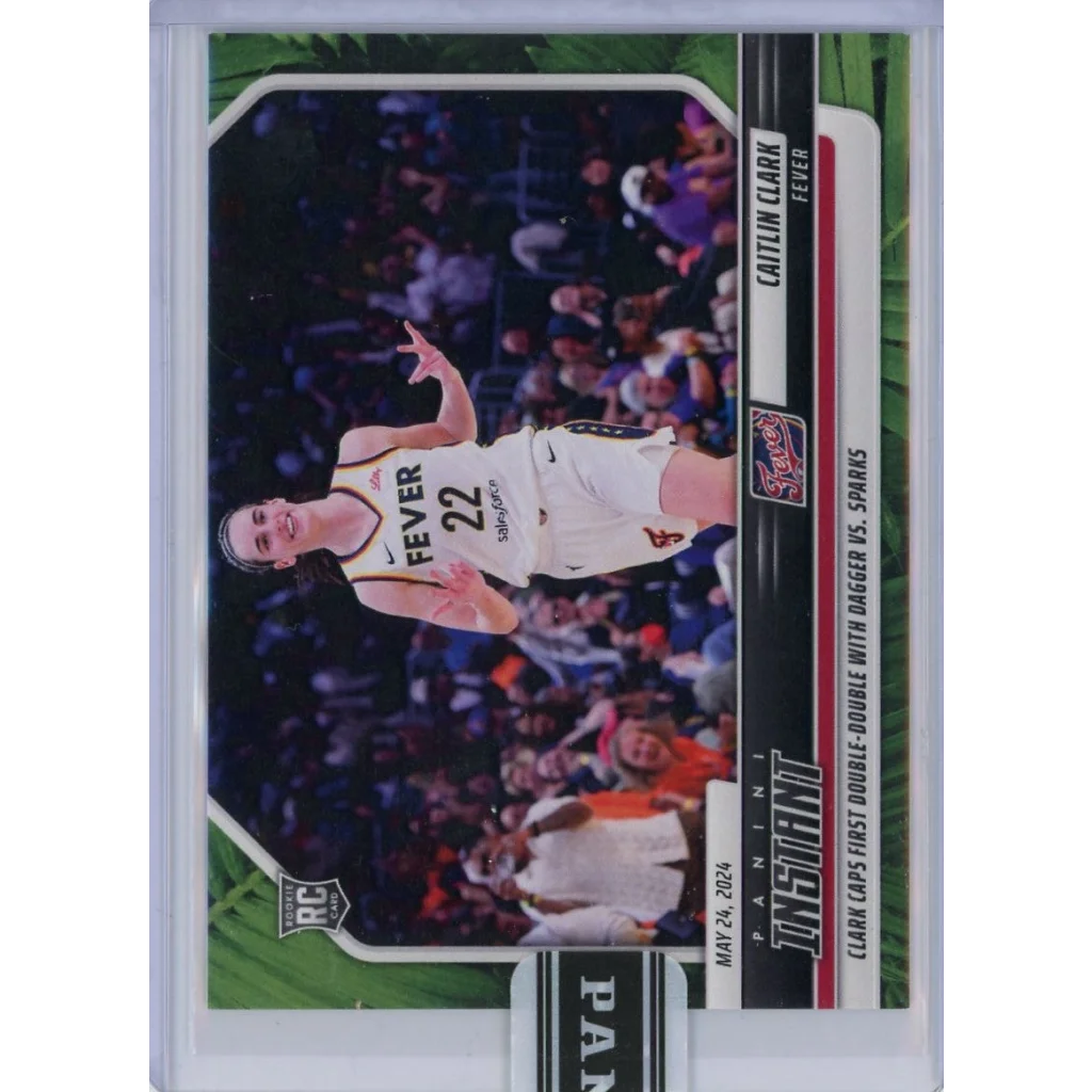 2024 Panini Instant Caitlin Clark #28 Jungle #/25 Rookie RC Basketball Card | Hall of Fame Sports Memorabilia | vintageantiquesgifts.com