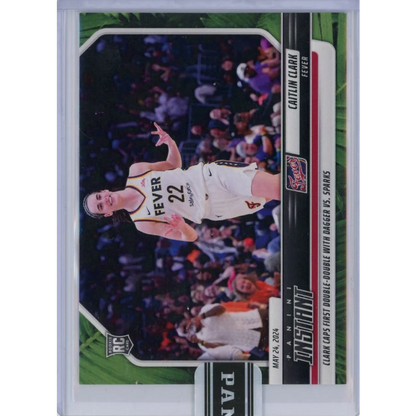 2024 Panini Instant Caitlin Clark #28 Jungle #/25 Rookie RC Basketball Card | Hall of Fame Sports Memorabilia | vintageantiquesgifts.com