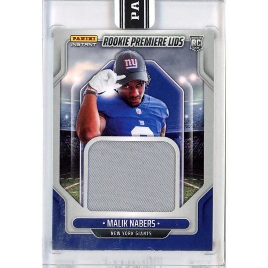 2024 Panini Instant Malik Nabers RPL-27 Rookie Premiere Lids /10 RC card