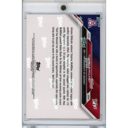 2024 Topps Bowman U Now Tetairoa McMillan #47 Blue #/49 Arizona Wildcats Football Card | Limited Edition /49 Blue Football Card | vintageantiquesgifts.com