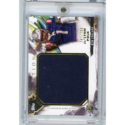2024 Topps Inception Ja'Lynn Polk #RJR-JP /150 Jumbo Relic Rookie RC Football Card
