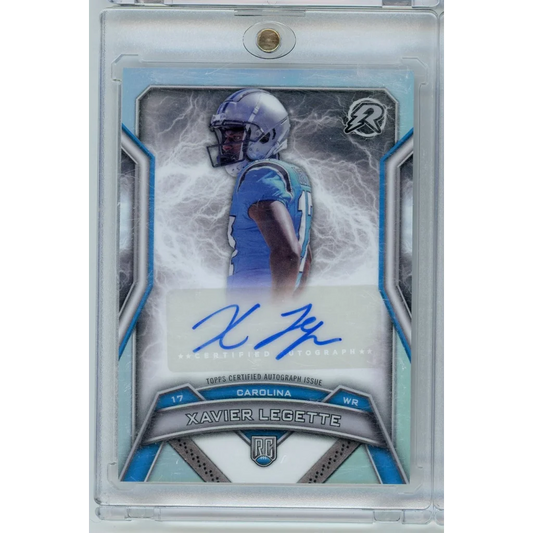 2024 Topps Resurgence Xavier Legette #RRS-XL Autographed Rookie RC Football Card