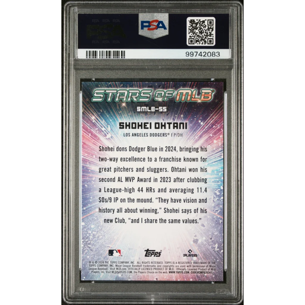 2024 Topps Shohei Ohtani PSA 10 Gem Mint baseball card