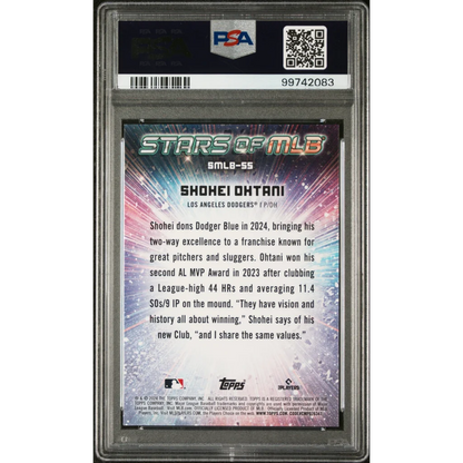 2024 Topps Shohei Ohtani PSA 10 Gem Mint baseball card