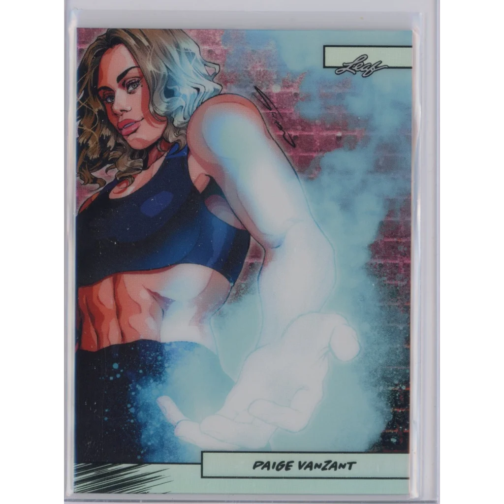 Paige VanZant 2025 Leaf Anime Nation #48 Silver /99 MMA trading card