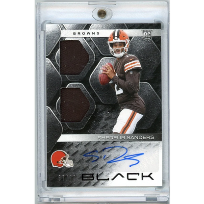 2025 Panini Black Shedeur Sanders #RSMSSS /99 RPA Auto Rookie RC Football Card