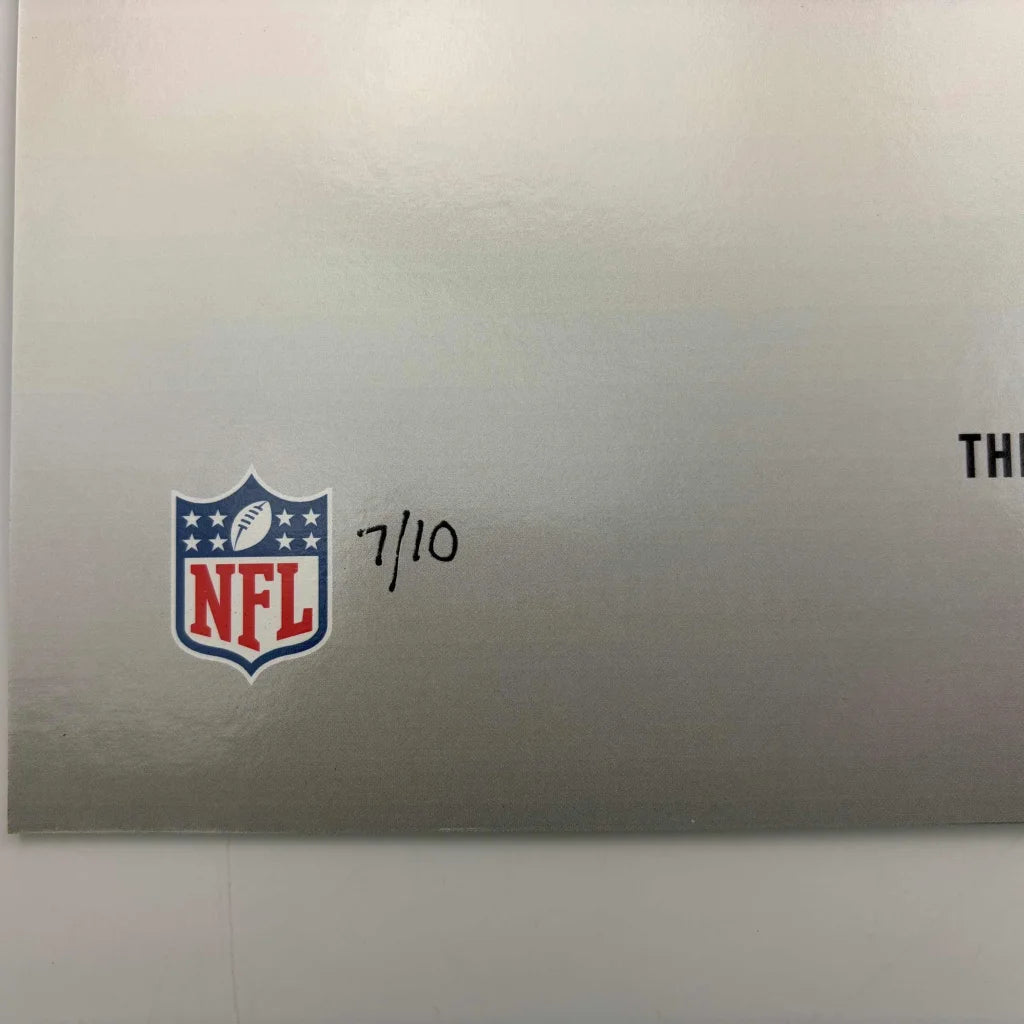 2025 Panini Instant Impressions Tetairoa McMillan #II-13 Hand Print Auto /10 Carolina Panthers Rookie RC Oversized Football Card | Authenticated Signed Sports Collectible | vintageantiquesgifts.com