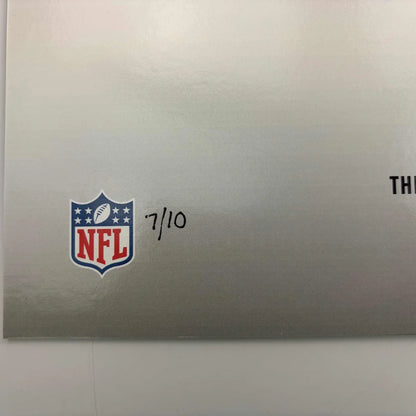 2025 Panini Instant Impressions Tetairoa McMillan #II-13 Hand Print Auto /10 Carolina Panthers Rookie RC Oversized Football Card | Authenticated Signed Sports Collectible | vintageantiquesgifts.com