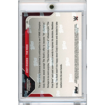 2025 Topps Now WWE Cody Rhodes/The Rock #26 Black #/10 No Deal! Wrestling Card | Limited Edition /10 Black Wrestling Card | vintageantiquesgifts.com