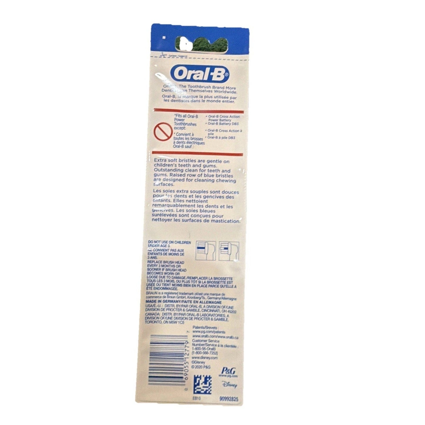 12X Oral-B Kids Disney Princess Moana Replacement Brush Heads 2Pk Extra Soft =24