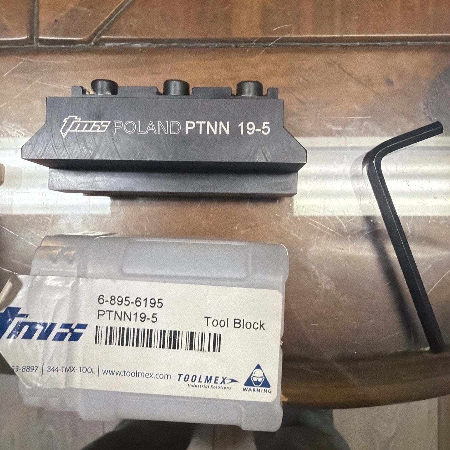 TMX PTNN19-5 Tool Block 6-895-6195 Lathe Turning Tool Holder