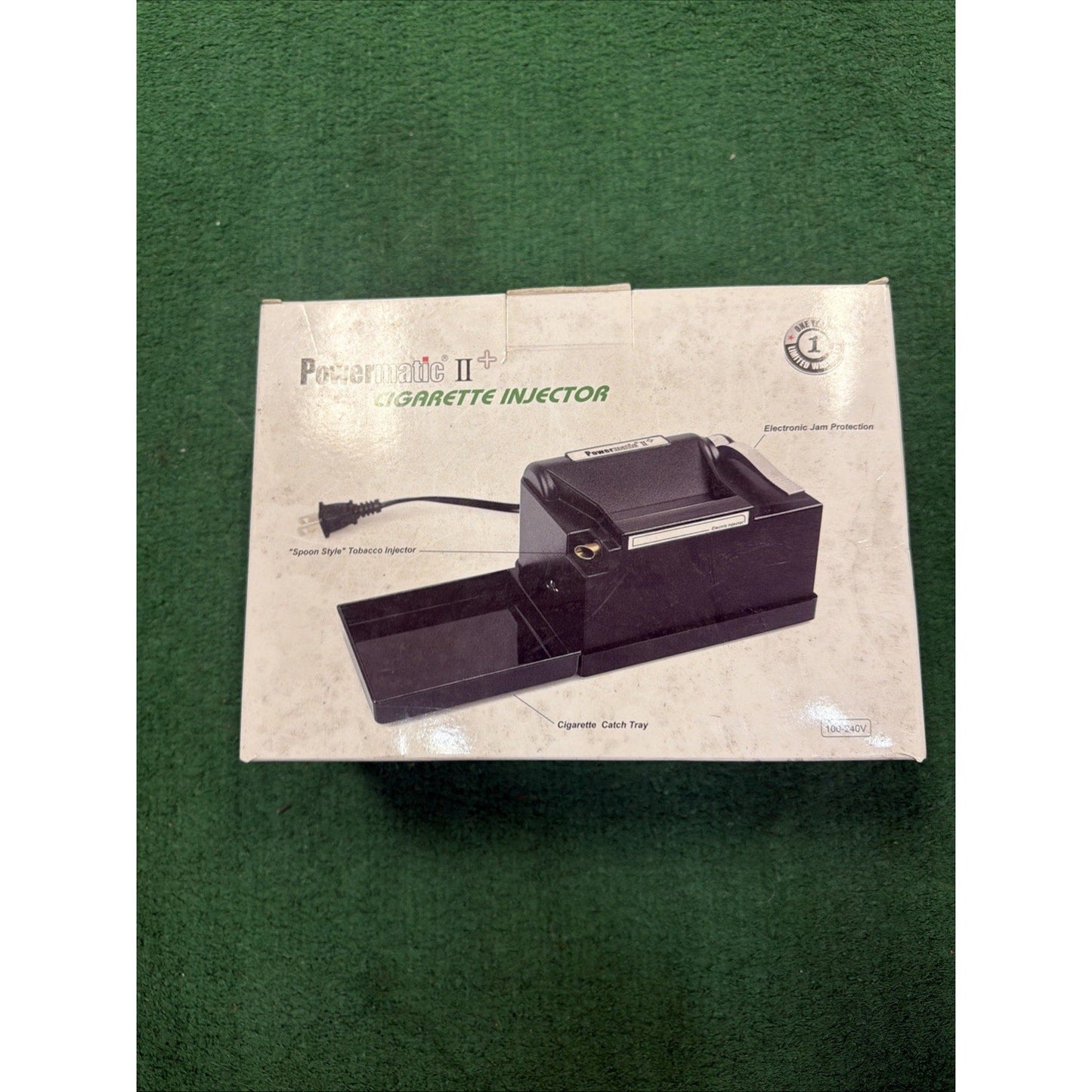 Powermatic II Plus Cigarette Injector Machine with Tube Cut Filter Tubes