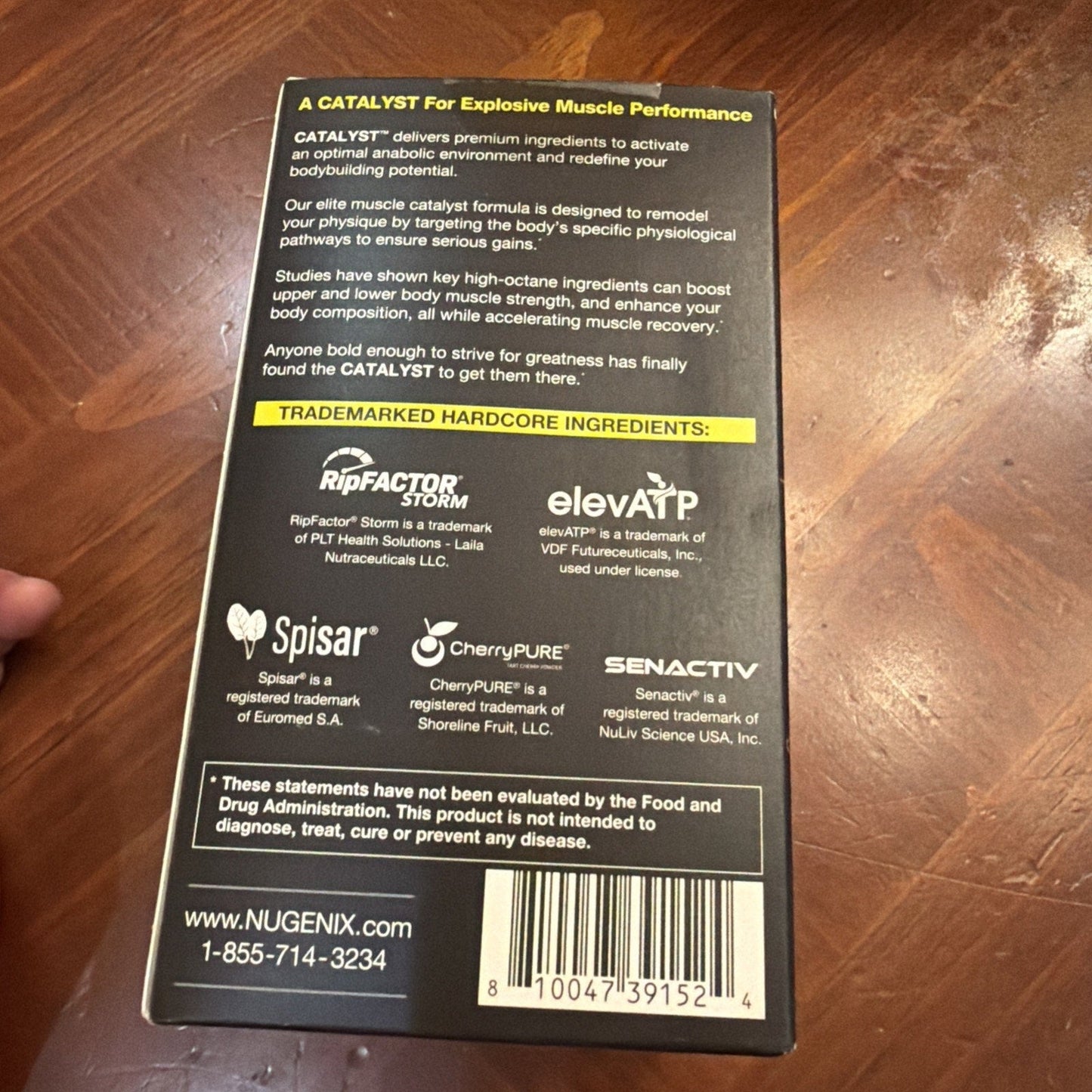Nugenix Catalyst Enhanced Muscle Builder, Muscle Recovery 90ct, Exp: 8/26