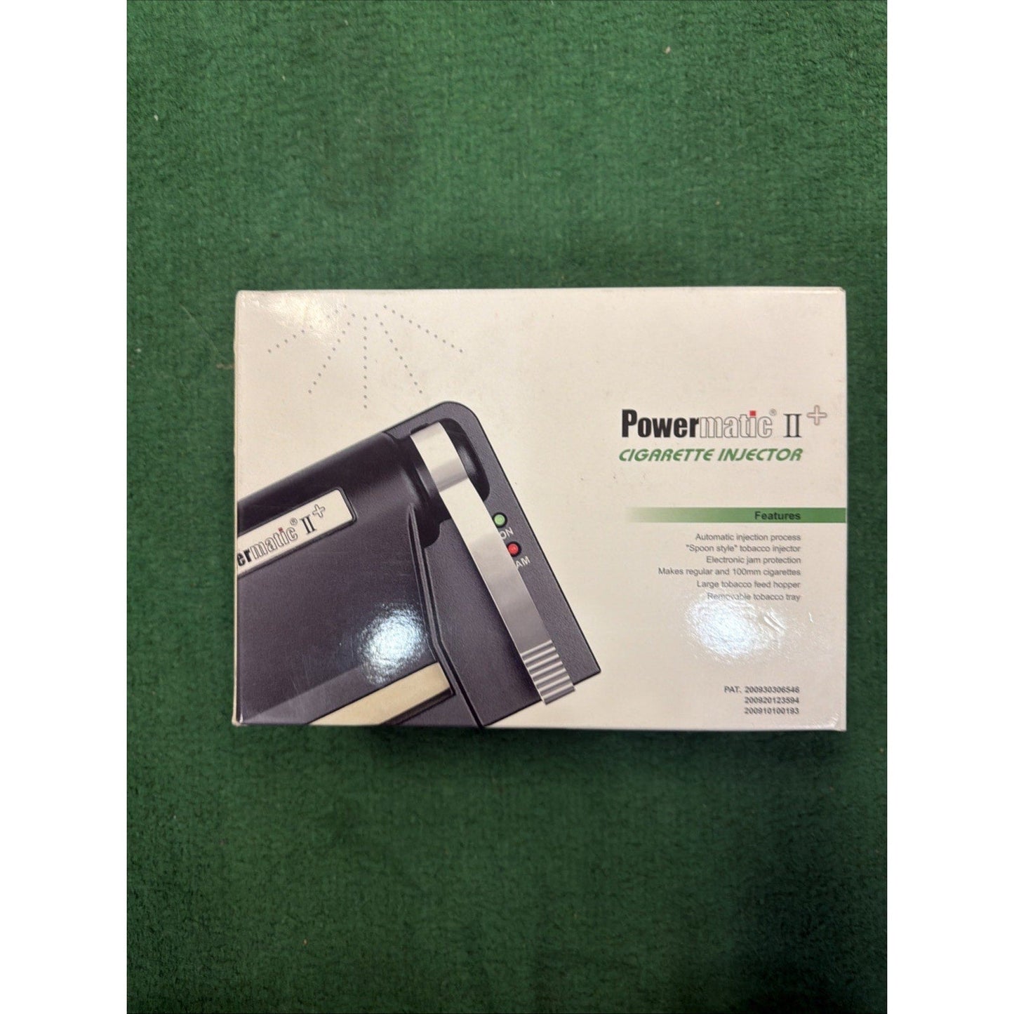 Powermatic II Plus Cigarette Injector Machine with Tube Cut Filter Tubes