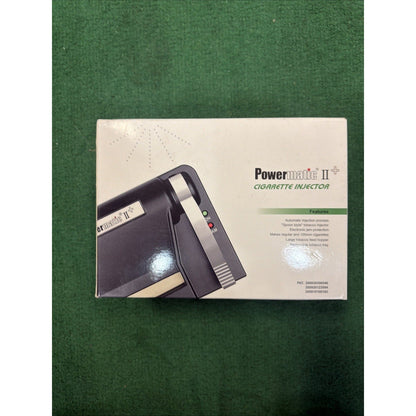 Powermatic II Plus Cigarette Injector Machine with Tube Cut Filter Tubes