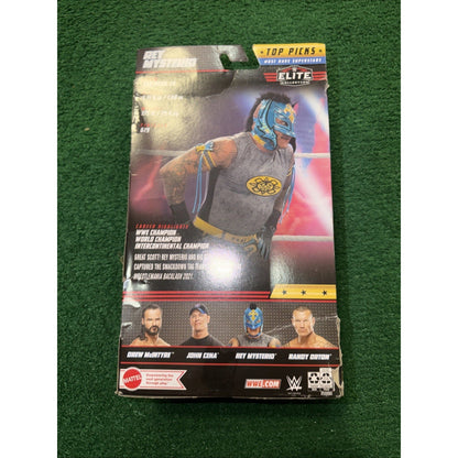 Mattel WWE Elite Collection 2022 Top Picks Rey Mysterio 6-Inch Action Figure, Blue/Grey