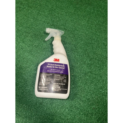 3M TB Quat lemon scent disinfectant spray bottle with purple black label