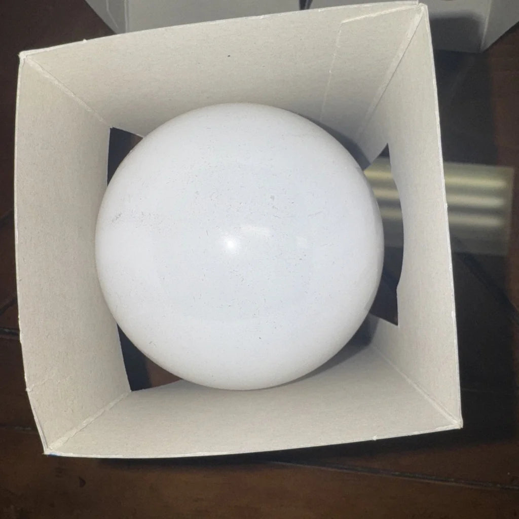 60 watt G25 light bulb in Westinghouse GE frosted globe box