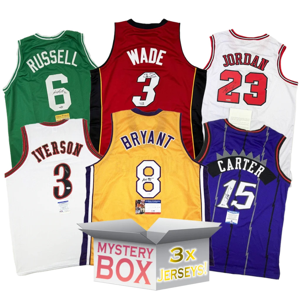 3x Hall of Famers Autographed/Signed Basketball Jerseys Mystery Box with PSA JSA or Beckett COA | Hall of Fame Sports Memorabilia | vintageantiquesgifts.com